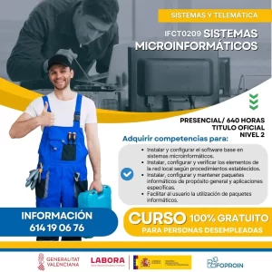 IFCT0209 Sistemas microinformáticos | 640 HORAS
